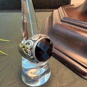 Premier Designs Silver Tone Ring size 7.5